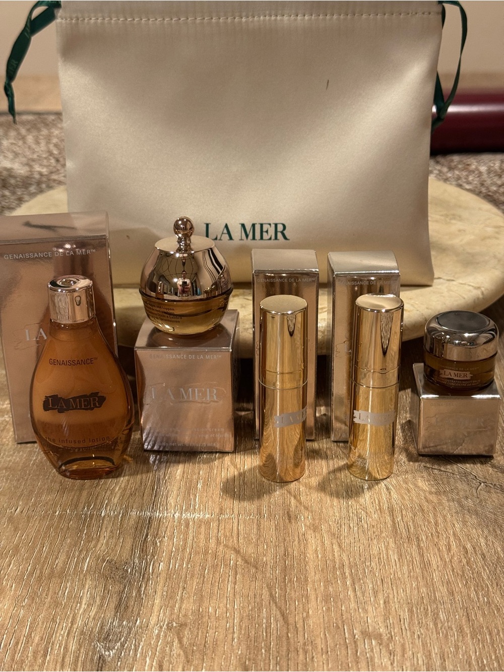 New La Mer Genaissance Skincare 5pc Set delux size